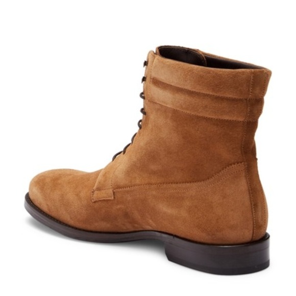 Bacco Bucci Cesc II Lace-Up Suede Boot Tan 7.5 main image 4